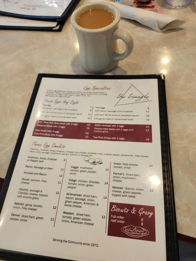 Triangle Restaurant Menu image 1