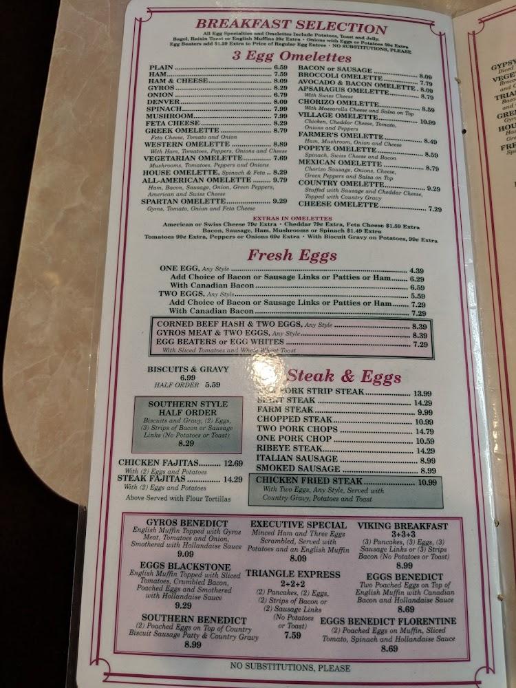 Triangle Restaurant Menu image 3